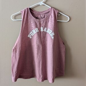Pure Barre Pink Tank Top